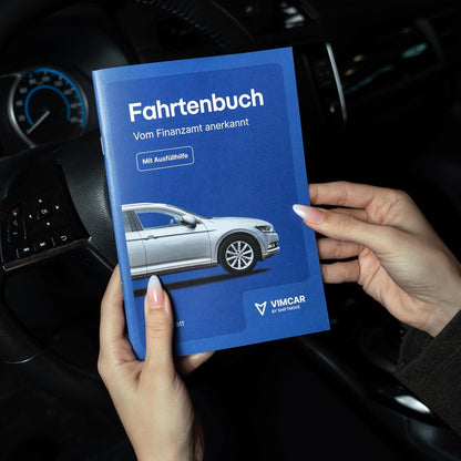Vimcar Fahrtenbuch, 3er-Pack A5 für PKW – 40 Blatt